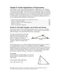 Notes must be filled out. Chapter 8 Applications Of Trigonometry 8 1 The Law Of Acgc