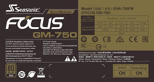 Seasonic focus plus gold 750w pricing. Amazon Com Seasonic Focus Gm 750 750w 80 Gold Semi Modular Fits All Atx Systems Fan Control In Silent And Cooling Mode 7 Year Warranty Perfect Power Supply For Gaming And Various Application Computers