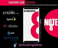 Older android or other manufacturers: Instant 5 15 Minutes Unlock Samsung Galaxy Note 8 Sprint T Mobile At T N950 N950u1 Unlockingsnow Com