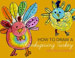 Maybe you would like to learn more about one of these? How To Draw Paint A Thanksgiving Turkey Deep Space Sparkle