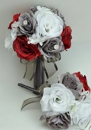 A simple greenery wedding bouquet with white seashells and mussel shells is a chic idea for a beach bride. Elegant Burgundy And Grey Fall Wedding Color Inspirations Colorsbridesmaid