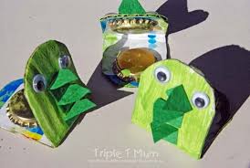 How to make bottle top castanets from recycled materials. Diy Dinosaur Castanet Craft For Kids Castanets Craft Dinosaur Crafts Kids Music Crafts Preschool