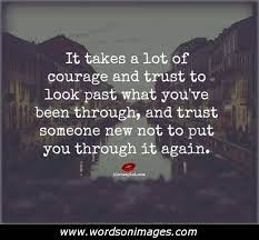To actually answer your question, i would say it is really hard to trust someone again at all. Quotes About Learning To Trust Again Quotesgram