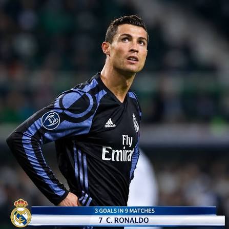Na temporada 2016/17, Cristiano Ronaldo consolidou de vez sua imagem como o  jogador das grandes noites. N&atilde;o foi o ano de maior volume de gols na liga,  mas talvez tenha sido uma
