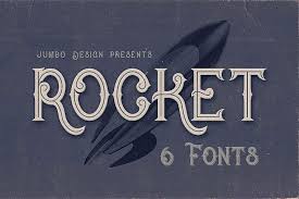 1001 free fonts offers a huge selection of free fonts. Rocket Vintage Style Font 48694 Display Font Bundles Vintage Fonts Fonts Free Font