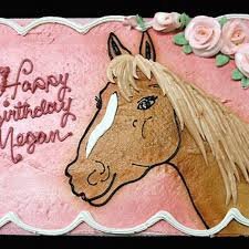 A little girls birthday with marzipan cake decorated with one year and horse. Horse Birthday Cakes Cupcake And Cookie Ideas Hubpages