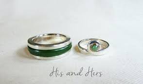 Wedding Rings By Marama Jewellery Pounamu Nz Greenstone Wedding Rings Native American Wedding Ring Sets Rings