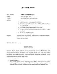 Seringkali dikantor mengadakan rapat atau meeting dengan rekan kerjanya, dengan bertujuan agar meningkatkan performa kerja atau sebagai bahan evaluasi. Notulen Rapat Halal Bihalal Foker Gmp 2012