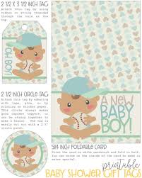 A baby shower can really help mom feel special and loved, which is just what she needs when expecting a new baby! Baby Shower Gift Tags And Card Free Printable Mom Vs The Boys