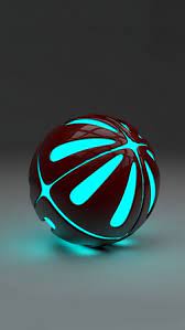 free download the blue 3d stereo ball wallpaper beaty your iphone light 3d ball aesthetic wallp in 2021 3d wallpaper iphone iphone wallpaper cool 3d wallpapers