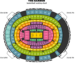 Detailed Msg Seating Chart For Ufc Madison Square Garden
