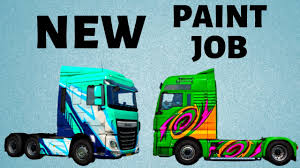 Car painting simulator is a boy game which you can play on mobile and tablet without annoying ad, enjoy! New Paint Jobs Pack Teaser Super Stripes Paint Jobs Dlc For Euro Truck Simulator 2 Scs News 109 Youtube