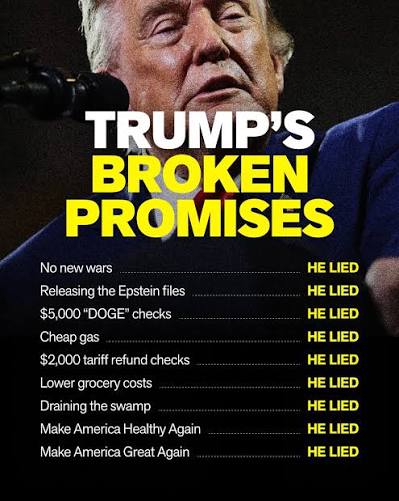 Trump's entire presidency has been one massive broken promise. In 50 days,  Americans have the chance to hold him accountable and end this national  nightmare.