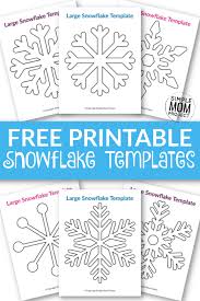 Free for commercial use no attribution required high quality images. 8 Free Printable Large Snowflake Templates Simple Mom Project