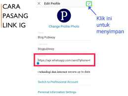 Cara ini mudah karena nantinya calon pembeli bisa. Inilah Cara Membuat Link Wa Di Bio Instagram Toolsnya