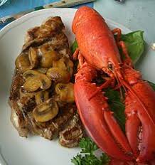 Ohhh, steak and lobster, yum! Surf And Turf Wikipedia