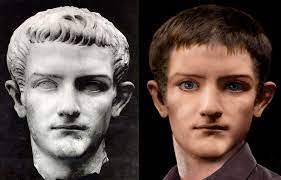 A Reconstruction Of Caligula S Face Taken From A Statue Caligula Emperor Roman Statue History