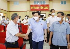 499 người trúng cử đủ tư cách đại biểu quốc hội khóa xv phát huy truyền thống vẻ vang và các kết quả đã. Photo Chá»§ Tá»‹ch Quá»'c Há»™i VÆ°Æ¡ng Ä'inh Huá»‡ Váº­n Ä'á»™ng Báº§u Cá»­ Táº¡i Háº£i Phong áº£nh Ttxvn