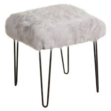 Check spelling or type a new query. Faux Fur Gray Stool Homepop Target