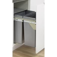 Perfect for maximising storage and increasing accessibility to all your favourite items in your pantry. Kaboodle 2 X 31l Grey Side Mount Pullout Bins Bunnings Warehouse Kaboodle Bins Kaboodle Kitchen Bunnings