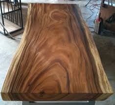 Dining Table Reclaimed Solid Slab Acacia Wood By Flowbkk On Etsy 4699 00 Home Decor Ahsap Masa Ormanlik Alan Yemek Masasi