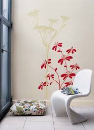 Fantastic Decorations With Beautiful Floral Wall Stencils Idea Floral Wall Stencil Stencils Wall Wall Paint Designs