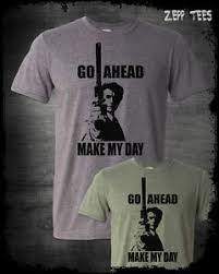 Go ahead, make my day. Dirty Harry Clint Eastwood Make My Day 44 Magnum Retro Film Gun Schneeflocke Ebay
