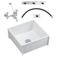 Msbidtg2424 24 X 24 Molded Stone Mop Basin To Go Mop Sink Fiat Products Fiat Products Mop Sink Sink Faucet Hardware