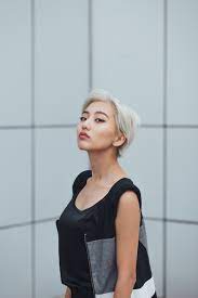 Blondeasiangirls Blonde Asian Hair Blonde Asian Asian Short Hair