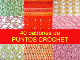 2180 patrones gratis de motivos crochet. 40 Patrones De Puntos Crochet
