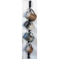 Metal Wall Mounted Mug Rack Vertical Mug Rack Coffee Mug Holder Mug Holder