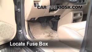 Location of fuse boxes, fuse diagrams, assignment of the electrical fuses and relays in mazda vehicle. Interior Fuse Box Location 2001 2004 Ford Escape 2004 Ford Escape Limited 3 0l V6