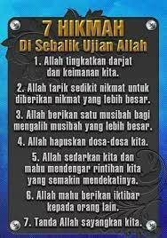 Seringkali apabila manusia diuji dengan musibah mereka keluh kesah dan merana. 7 Hikmah Disebalik Ujian Yang Allah Turunkan Informasi Santai