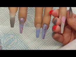 Because biting/chewing/ripping them off is very how to remove acrylic nails at home with acetone. Baby Blue Lilac Pink Acrylic Nails By Michele Youtube