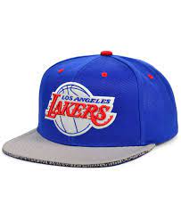 Mitchell Ness Los Angeles Lakers The Three Collection Cap Royalblue Gray Los Angeles Lakers Lakers Hat Lakers