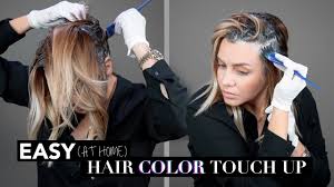 We've got plenty of hair color ideas and hair color trends to inspire you, whether you're looking to go raven black, blonde, brunette, or red. Hairdresser How To Color Your Roots At Home Quarantine Edition Youtube