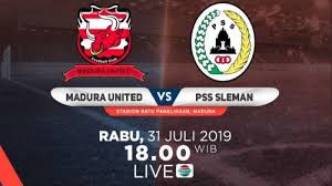 Bagus nirwanto dan kolega memiliki 24 poin dari 19 pertandingan. Live Streaming Tv Online Indosiar Madura United Vs Pss Sleman Di Liga 1 2019 Akses Di Sini Tribunnews Com Mobile
