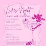 Ladies Night at Atlas Valley Golf Club