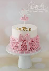 Ballerina Ruffle Cake Cake Celebration Cakes Baby Cake
