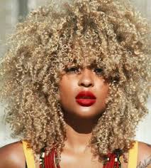 It's really gone by so many different names over the years, but no one can deny that brown and blonde look beautiful together. Pin By Evellyn Louyse On Gorgeous Mane Blonde Natural Hair Natural Hair Styles Big Curly Hair