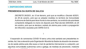 Doga und ähnliche produkte aktuell günstig im preisvergleich. Dog De Hoy 16 De Febrero Con Las Nuevas Restricciones De Galicia Por El Coronavirus En Pdf