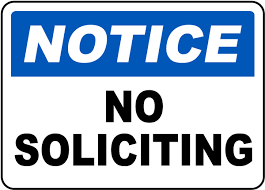 Order no loitering signs online Notice No Soliciting Sign F7368 By Safetysign Com