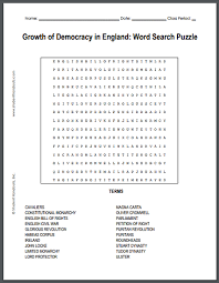 These days everybody, young and aged, should familiarize themselves along with the growing ebook industry. Growth Of Democracy In England Word Search Puzzle Student Handouts