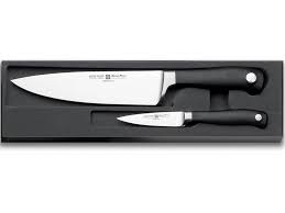 The ergonomically designed handle offers maximum comfort, while the high carbon stainless steel blades feature top performance. Wusthof Grand Prix Ii Knife Set 2 Pcs 9655 Euro Knife Com