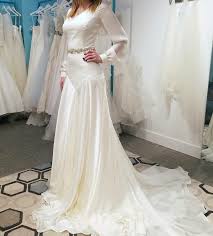 Bishop Sleeve Wedding Dress Bishop Sleeve Wedding Dress Inside Alta Moda Bridal Modest Bridal Gowns Wedding Dresses Modest Wedding Dresses