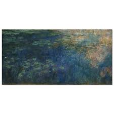 Big canvas paintings for home decor. Wieco Art Reflections Of Clouds On The Water Lily Pond Giclee Canvas Prints Wall Art Of