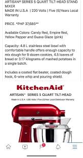 Stand mixer with pouring shield The Wondershop Kitchenaid Artisan 5qt Stand Mixer This Facebook