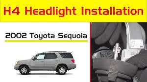 Toyota tundra 2001, replacement headlight by replace®. Remove 2001 07 Toyota Sequoia Headlight Bulbs Replacement Installation Headlight Bulb Replacement Toyota Headlight Bulbs