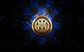 The new #internazionale logo continues to use black, white and blue as the main colors, but has left gold.this. Download Wallpapers Inter Milan Fc New Logo Glitter Logo Internazionale New Logo Serie A Blue Black Checkered Background Soccer Italian Football Club Inter Milan Logo Internazionale Logo Mosaic Art Football Internazionale Inter