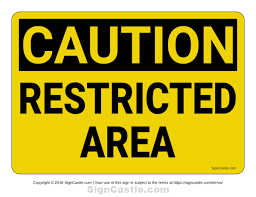 Free Printable Restricted Area Caution Sign Download It From Https Signcastle Com Download Restricted Area Caution Sign Signs Hazard Sign Printable Signs